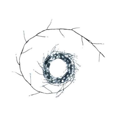 Imagem de Luzes De Fada LED Em Cacho Tipo Fogo De Artifício Para Decoração De Gu