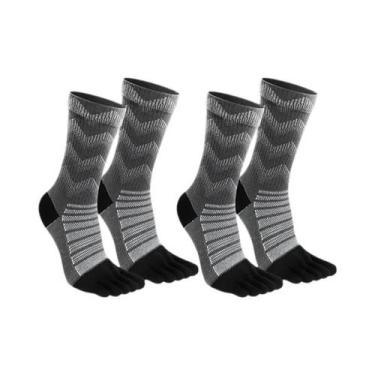 Imagem de Meias Esportivas Unissex De Lã Merino Térmicas Com Absorção De Umidade