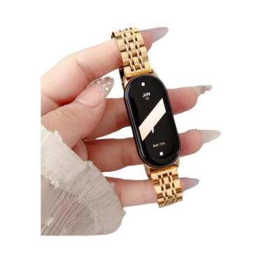 Imagem de Pulseira De Metal Unissex Para Xiaomi Mi Band 8 9 10 Com Ferramenta De