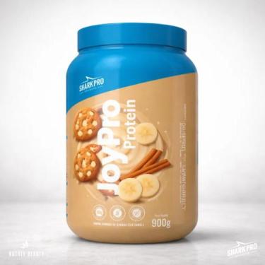 Imagem de Whey Joypro Protein 900g Crescimento Muscular Shark Pro Cookies De Ban