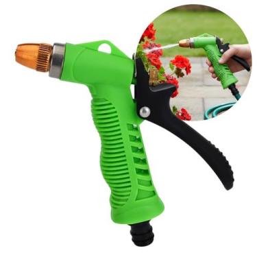 Imagem de Esguicho Para Mangueira Bico Ajustável Com Gatilho Rega Jardim 16cm Pl