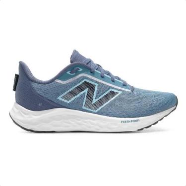 Imagem de Tênis New Balance Fresh Foam Arishi V4 Masculino, 41, Azul claro, Azul