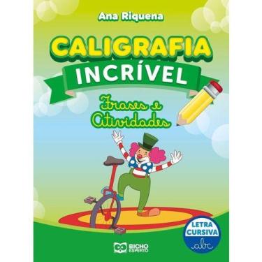 Imagem de Caligrafia incrível letra cursiva frases e atividades - RIDEEL