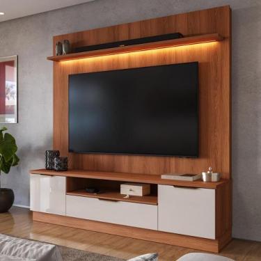 Imagem de Estante Home Noble 1.8 para TV até 75 Polegadas com Iluminação LED - M