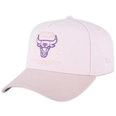 Imagem de BONE NEW ERA 9FORTY A-FRAME CHICAGO BULLS NBA ROSA-Masculino