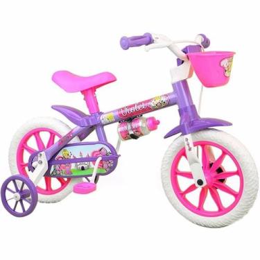 Imagem de Bicicleta Infantil Feminina Aro 12 Violet Nathor