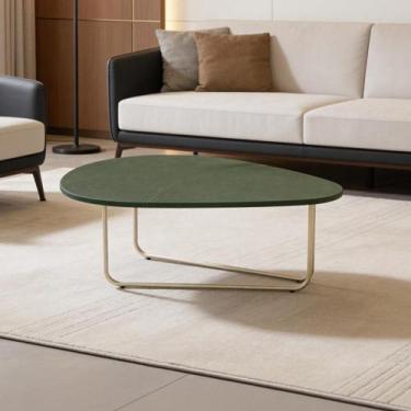 Imagem de Mesa de Centro Orgânica Para Sala Living Alta Manon L06 material sinté