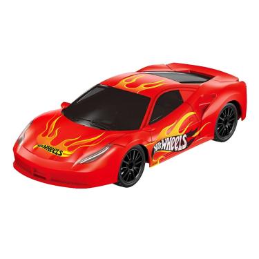 Imagem de Carrinho de Controle Remoto Hot Wheels 4 Canais Vermelho Com Luz - BR2472