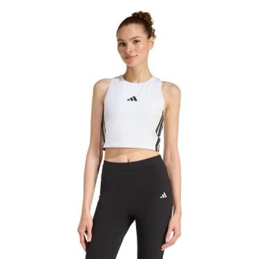 Imagem de Regata Adidas Acolchoada Essentials Três Listras-Feminino