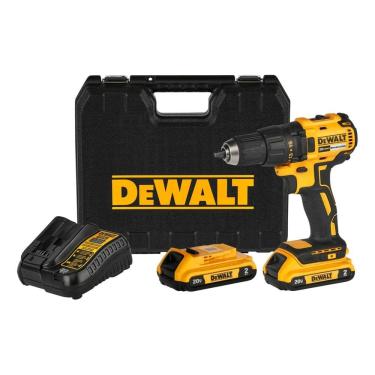 Imagem de Furadeira E Parafusadeira 20v Bateria Carregador - Dewalt Azul