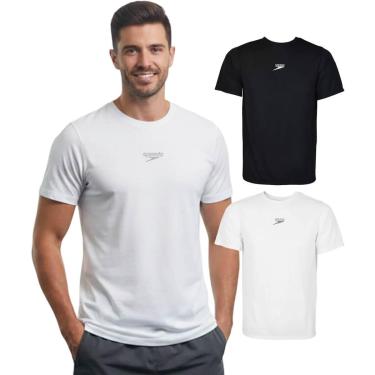 Imagem de Kit 2 Camisetas Masculina Speedo Academia Treino-Masculino