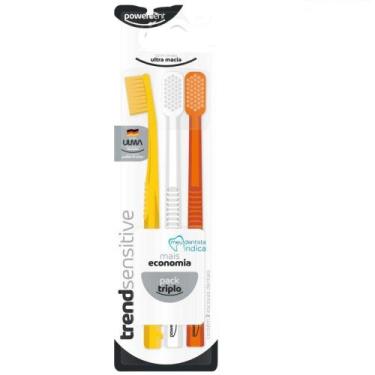 Imagem de Escova Dental Trend Sensitive Powerdent 3un