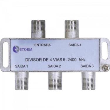 Imagem de Divisor Satélite 1-4 5-2400 Mhz Storm - Pct - 10