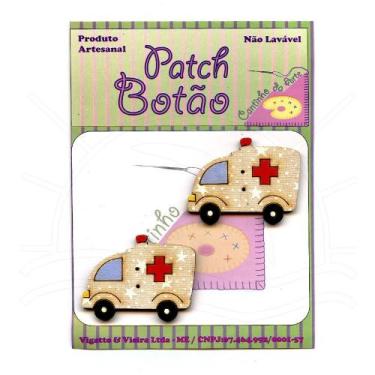 Imagem de Botton Patch Ambulância 2338 - 2 Unid - Cantinho da Arte