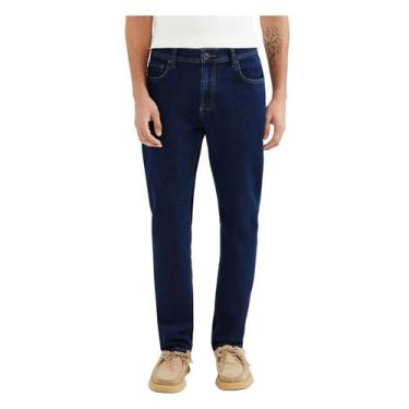 Imagem de Calça Jeans Masculina Hering Slim Azul - H1VW1CSN, 38, Azul