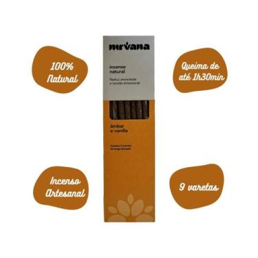 Imagem de Incenso Natural Nirvana Ambar e Vanilla