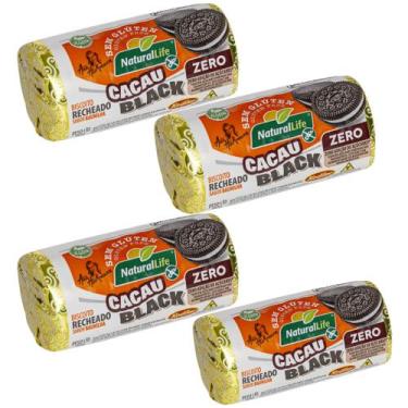 Imagem de Biscoito Cacau Black Recheio de Baunilha Zero Açúcar S/ Glúten Vegano 
