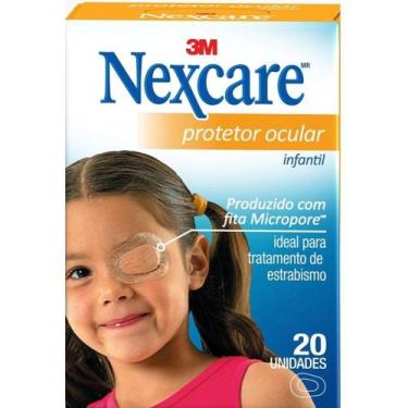 Imagem de Nexcare protetor ocular infantil 20 unidades - no-brand