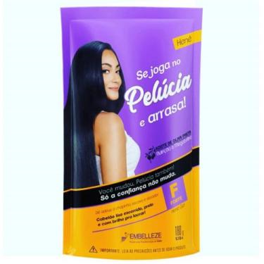 Imagem de HENE PELUCIA GEL SACHE 180G FORTE - Alisante e Tinge de Preto - Embell