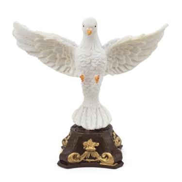 Imagem de Imagem Divino Espírito Santo Adorno de Mesa Resina 13 cm - Amém Decora