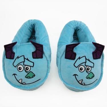Imagem de Pantufa Feminina Fechada Sully Azul Disney Nº 38/40