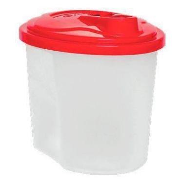 Imagem de Kit c/ 6 Acucareiro E Farinheiro 650ml Vermelho - JAGUAR