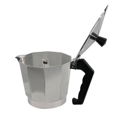 Imagem de Cafeteira Moka Express Fratelli Moka Aço Inox 6 Ou 9 Xícaras