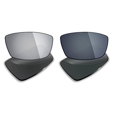 Imagem de 2 pares de lentes polarizadas de substituição da Mryok para óculos de sol Oakley Canteen 2006 – Opções