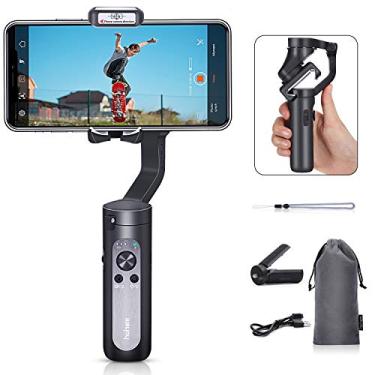 Imagem de Hohem iSteady X Gimbal Smartphone Gimbal Estabilizador de 3 eixos Gimble Moment Story 270° Roll Inception Mode compatível com iPhone 14/13/12/11 Mini/Plus/Pro/Max e smartphones Android (preto)