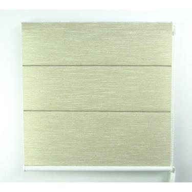 Imagem de Cortina Romana Napoles Translúcido Crisdan 1,60 Largura X 1,40 Altura Bege