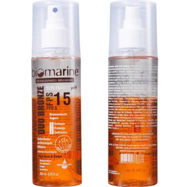 Imagem de Bronzeador Duo Bronze Sun Marine Fps15 Biomarine