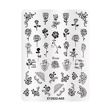 Imagem de Modelo De Transferência De Impressão De Estampagem De Unhas Art Ferramenta De Carimbo De Carimbo De Unha Padrão Para Manicure Home Home Halloween Natal