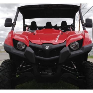 Imagem de Conjunto de espelhos de visão lateral para Yamaha Viking UTV, resistente, tamanho grande