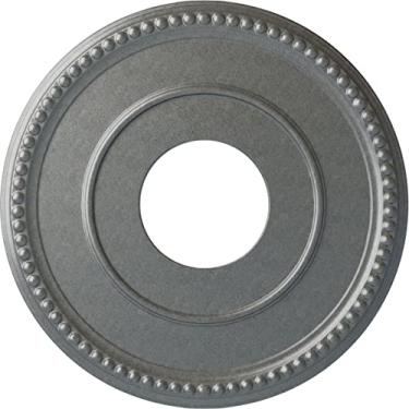 Imagem de Ekena Millwork Medalhão de teto Bradford, platina