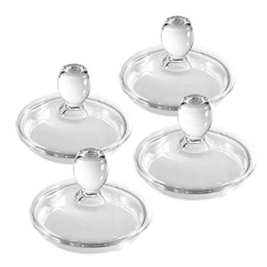 Imagem de Tampa de vidro com degustação de uísque oficial da Glencairn Crystal, tampa superior para vidro uísque Glencairn, Set of 4 Glencairn Glass Lids