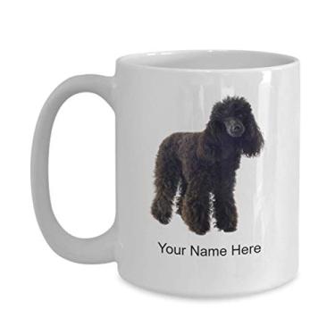 Imagem de Caneca de poodle personalizada - Caneca de café para amantes de cães ideia - Copo de poodle personalizado - Caneca de café de 425 g