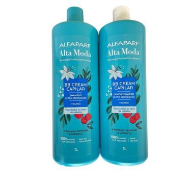 Imagem de Kit Shampoo E Condicionador Bb Cream Alta Moda Alfaparf 1 Litro
