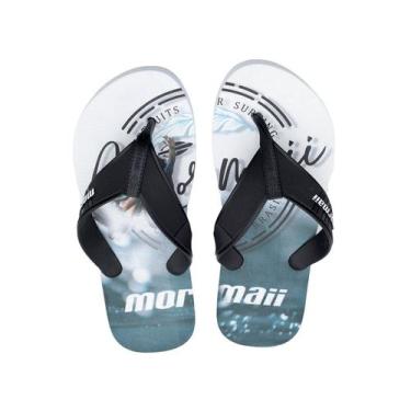 Imagem de Chinelo Mormaii Tropical Pro Ii 11538 Grendene - Branco/Preto