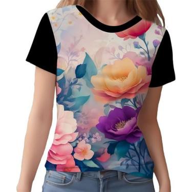 Imagem de Camisa Camiseta Estampa Art Floral Flor Natureza Florida 7 - Enjoy Sho