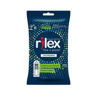 Imagem de Preservativo Masculino Lubrificado Com Texturas Externas - Rilex Premi