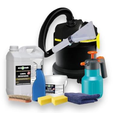 Imagem de Kit Lava A Seco De Estofados Sofá Colchão + Aspirador 110v