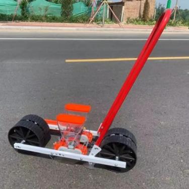 Imagem de Rock88 Plantador de milho Semeadora de Precisão de Vegetais para Rabanete Espinafre Repolho Plantio Manual de Sementes Disseminadores Ferramenta de Sementeira, 2 Fileiras