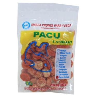 Imagem de Massa Pesca Pronta Sabor Coco Jeriva Pacu Pesqueiro Rio Lago