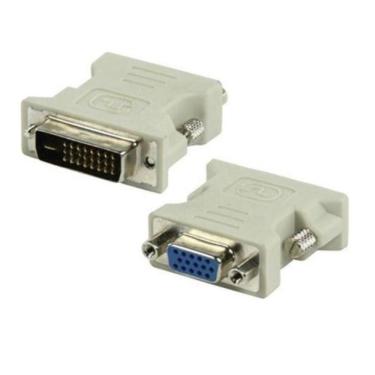 Imagem de Adaptador MD9 por NTC DVI-D (M) x VGA (F) 24+1 Dual Link - Branco