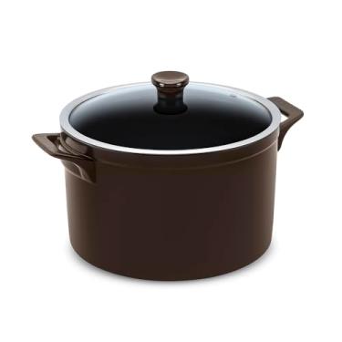 Imagem de Ceraflame Caçarola Clear 28cm 9500ml (Indução) - Chocolate