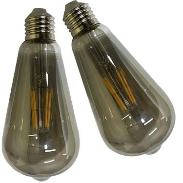 Imagem de Lampada Led 30W Multi Filamento Kit 2 Uni Decoraçao Iluminaçao Sala Quarto Casa Branco Quente Ambiente