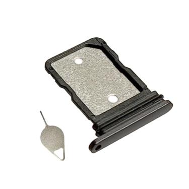 Imagem de Suporte de substituição para cartão SIM Pixel 8 para Google Pixel 8 5G GKWS6 G9BQD - Preto [não serve para a versão Pixel 8 Pro]