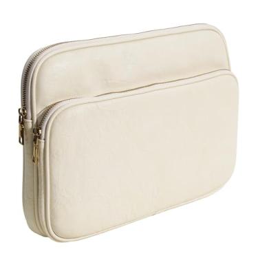 Imagem de Benfan Bolsa para laptop de 15 polegadas compatível com MacBook Air 15, MacBook Pro 15 A1990 A1707, Surface Laptop 15, novo Dell XPS 15 Color Cream