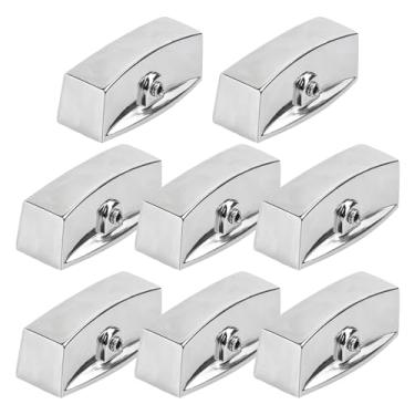 Imagem de Maçaneta de válvula de fogão a gás de cozinha, botão de controle de painel de fogão de forno compatível com válvula de gás de queimador de interface de ar em forma de D, botões cromados de