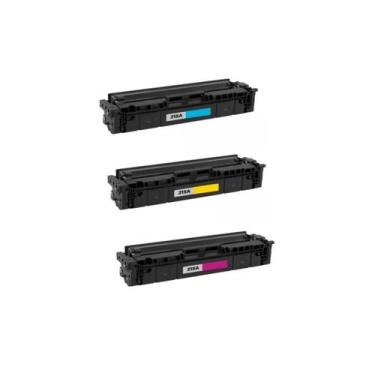 Imagem de 3x Toner 215a W2311 W2312 W2313 M155 M182 M183 Sem/chip - Ares / Byqua